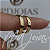Par de Alianças Tradicional (3,5mm) - Ouro 18k - Imagem 2