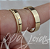 Par de Aliança Vivar P. (4mm) - Ouro 18k - Imagem 2