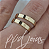 Par de Aliança Eclipse (4mm) - Ouro 18k - Imagem 3