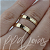 Par de Aliança Stiros (3mm) - Ouro 18k - Imagem 3