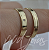 Par de Aliança Stiros (3mm) - Ouro 18k - Imagem 2