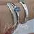 Kit de compromisso Itália Azul (3mm) - Prata 950 - Imagem 2