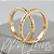 Alianças Rustic Love Ouro 18k - Imagem 1