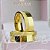 Par Alianças Infinit - 3 Camadas de Ouro 18k - Imagem 4