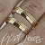 Par de Alianças Melin Duo (4mm) - Ouro 18k - Imagem 3