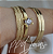 Kit de casamento Satturno (4mm) - Ouro 18k - Imagem 2