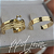 Kit de casamento Satturno (4mm) - Ouro 18k - Imagem 1