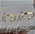 Par de Alianças Satturno Mix (3mm) - Ouro 18k - Imagem 4