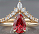 Conjunto Aneis Princesa Branca de Neve - Ouro 18k - Imagem 1
