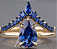 Conjunto Aneis Princesa Jasmine - Ouro 18k - Imagem 1