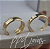 Kit de casamento Itália (4,5mm) - Ouro 18k - Imagem 4