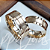 Par de Alianças Namibia (6mm) - Ouro 18k - Imagem 1