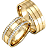 Par de Alianças Metirs ( 7mm) - Ouro 18k - Imagem 4