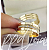 Par de Alianças Genos (6mm) - Ouro 18k - Imagem 4