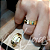Par de Alianças Olimpus (6mm) - Ouro 18k - Imagem 2