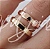 Kit casamento Itália (4,5mm) - Ouro 18k ROSE - Imagem 2