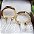Par Alianças Diamini (5mm) - Ouro 18k - Imagem 5