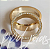 Par Alianças Diamini (5mm) - Ouro 18k - Imagem 1