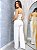 Conjunto Calca Pantalona e Cropped Dubai Branco - Imagem 2