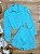 Conjunto Short-Saia e Camisa Cropped Hellen Azul - Imagem 1