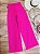 Calca Pantalona Linho Gisele Pink - Imagem 1