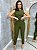 Conjunto Calca e Cropped Sibele Verde Militar - Imagem 2