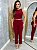 Conjunto Calca e Cropped Sibele Vermelho - Imagem 5