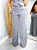 Conjunto Calca Pantalona e Cropped Dubai Cinza - Imagem 8