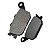 Pastilha Freio Traseiro Cb 300 Xre 300 Cb Hornet 08 Com Abs - Imagem 1