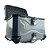 Baú 45l Aluminio Preto Bauleto Bagageiro Universal Com suporte - Imagem 6