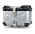 Baú 45l Aluminio Preto Bauleto Bagageiro Universal Com suporte - Imagem 1