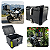 Baú 45l Aluminio Preto Bauleto Bagageiro Universal Com suporte - Imagem 3