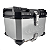 Baú 55L Aluminio Prata Bauleto Bagageiro Universal Com suporte - Imagem 8