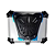 Baú 55L  Aluminio Prata Bauleto Bagageiro Universal Com suporte - Imagem 4