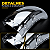 Paralama Traseiro Suzuki Intruder 125 250 Cromado - Imagem 4