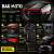 Baú Bauleto Universal 32l Moto C/ Lanterna Led Abs - Imagem 6
