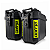 Par Bau Bauleto Lateral 32 Litros Com Suporte Universal Preto - Imagem 2