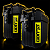 Par Bau Bauleto Lateral 32 Litros Com Suporte Universal Preto - Imagem 1