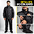 Capa Chuva Nylon Moto Impermeável Conjunto Jaqueta Calça - Imagem 10
