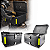 Baú 65L Aluminio Prata Bauleto Bagageiro Universal 2 capacetes Com suporte - Imagem 12