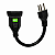 Cabo Adaptador Bivolt 20A x 10A Reforçado ECOVOLT - Imagem 1
