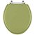 Assento Sanitario Poliester Convencional Oval Verde Itapoa para vaso Celite - Imagem 1