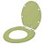 Assento Sanitario Poliester Convencional Oval Verde Itapoa para vaso Celite - Imagem 2
