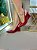 Scarpin Anabela Aberta Slingback Salto Geométrico - Imagem 4
