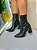 Boot  salto bloco preto -173/25 - Imagem 2
