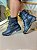 Bota Coturno Feminina Preta com Tachas e Fivela- 458/25 - Imagem 3