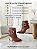 Bota Ankle Boot Luxo Salto Escultural Dourado Capuccino 74/26 - Imagem 4