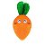 Brinquedo Pelucia - Cenoura [14cm] - Imagem 1