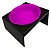 Comedouro Elevado 250ml - Rosa - Imagem 1
