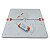 Plafon Borda Infinita Quadrado Embutir 30X30 50W 6500K 1750A - Imagem 2